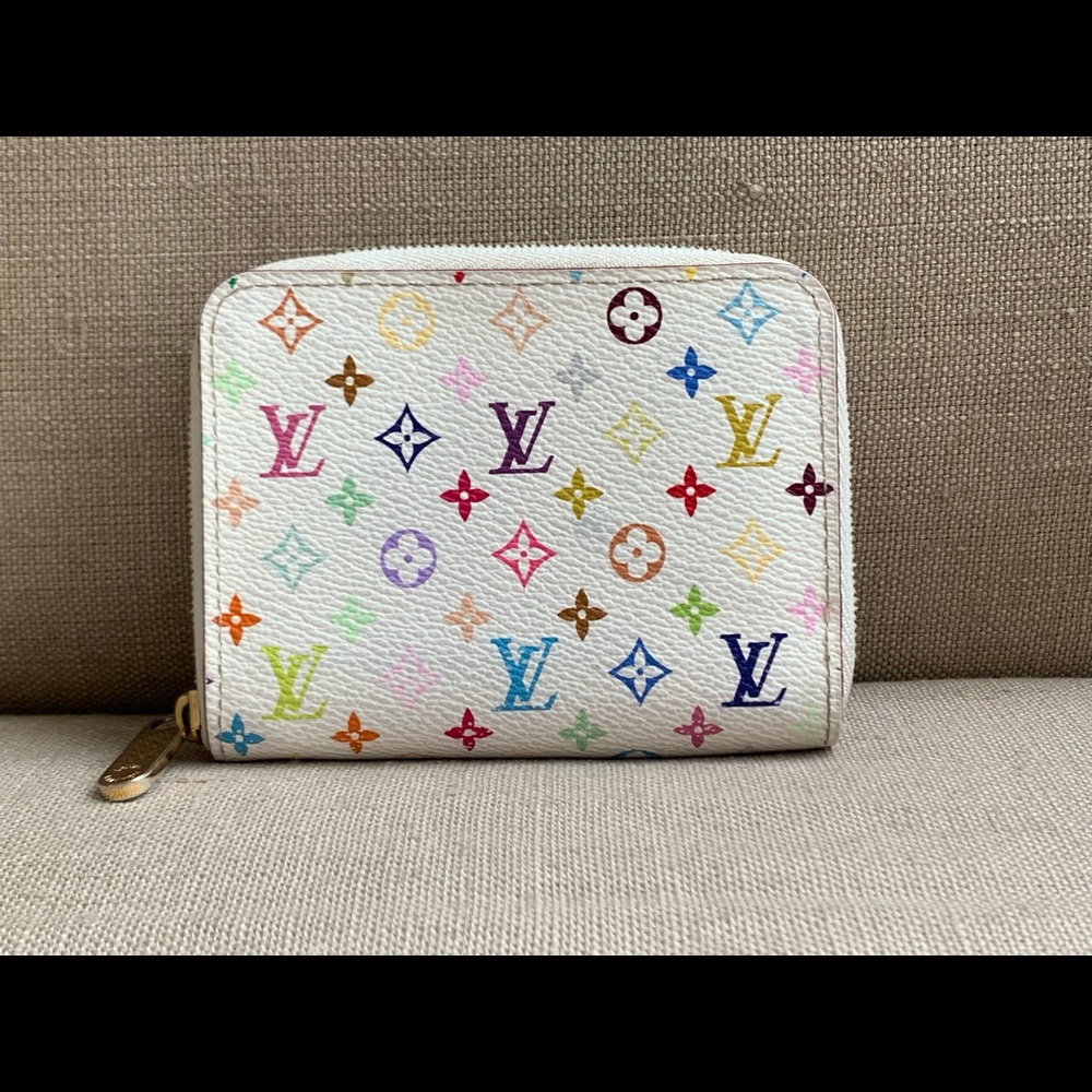 Louis Vuitton Murakami Multicolored Zippy Wallet second hand